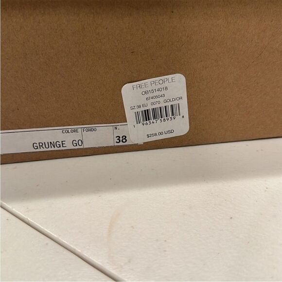 Free People Madison Loafer Boot Python Print EU 38 US 8 New in Box - Picture 8 of 8